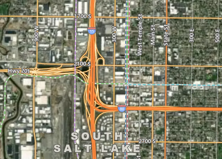 Map of road segments, which can contain information such as road type and speed limits.